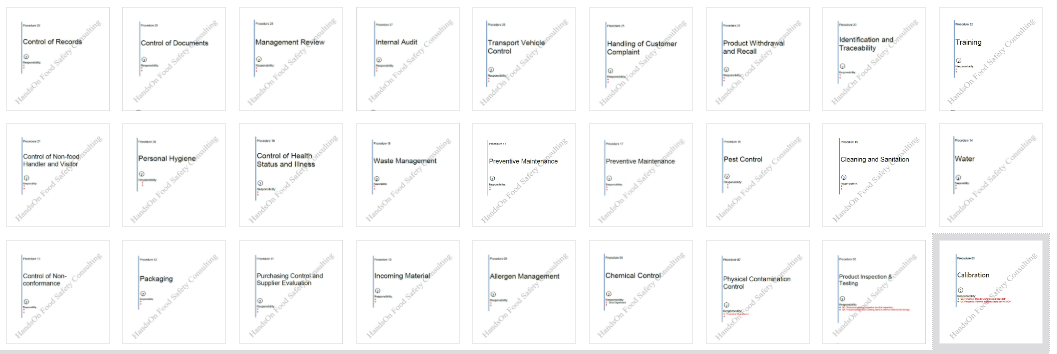 Full Package (GMP Manual & Work Instruction Templates)