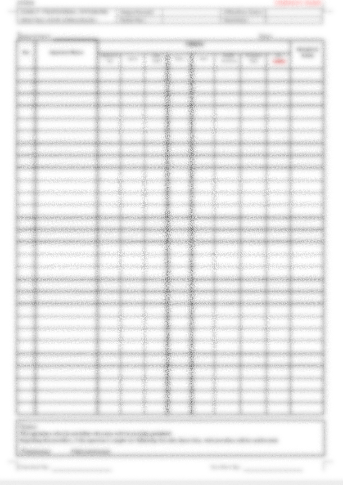 P20 F01 - (FORM) DAILY PERSONAL HYGIENE INSPECTION