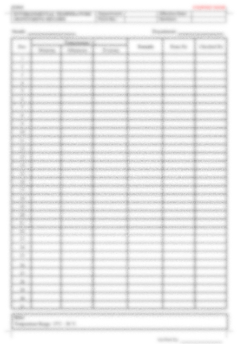 P04 F04 - (FORM) ENVIRONMENTAL TEMPERATURE MONITORING