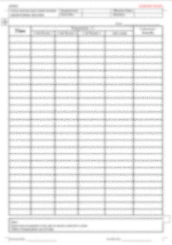 P04 F03 - (FORM) COLD ROOM AND STORAGE ROOM MONITORING