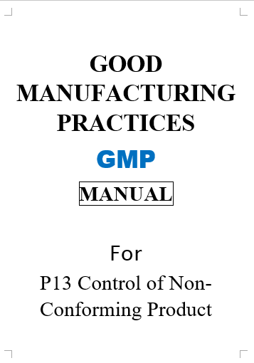 P13 Control of Non-Conforming Product