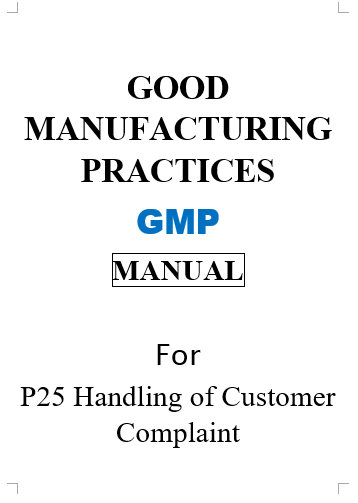P25 Handling of Customer Complaint