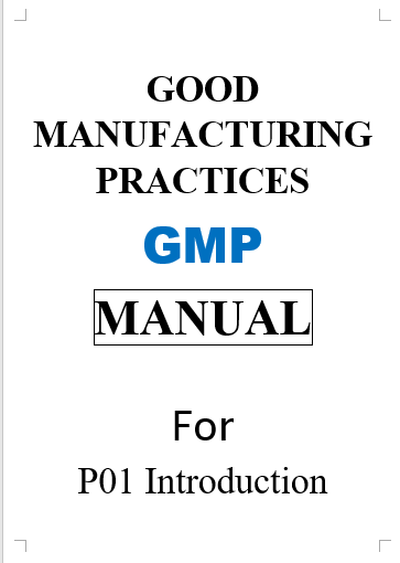 P01 INTRODUCTION - GMP PROCEDURE TEMPLATE